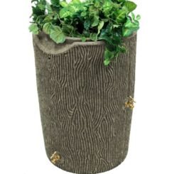 Impressions Bark 50 Gallon Rain Saver - Sandstone - Good Ideas: Polyethylene, Weatherproof