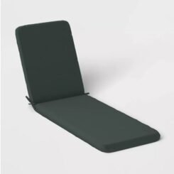 78"x22" Outdoor Chaise Lounge Cushion Fern Shower Green - Room Essentials: Water-Resistant Patio Comfort