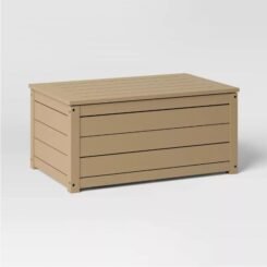Rectangle Esker Lift Top Outdoor Patio Coffee Table Brown - Threshold