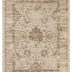 7'X10' Vintage Tufted Distressed Area Rug Tan - Threshold™