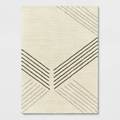 5'x7' Soria Line Geo Area Rug Cream - Threshold™
