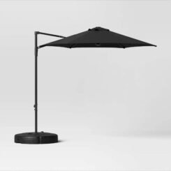7.5' Round Offset Outdoor Patio Cantilever Umbrella - Room Essentials
