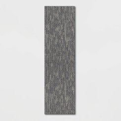 2'x7' Washable Weave Herringbone Runner Rug Indigo - Threshold™