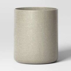 Medium Estate Composite Faux Concrete Indoor Outdoor Planter Pot Gray 14"x14" - Threshold