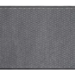 3'X5' Gateway Utility Doormat Charcoal - Mohawk: Indoor Outdoor Low Pile Geometric Floor Mat, Rubber Backing
