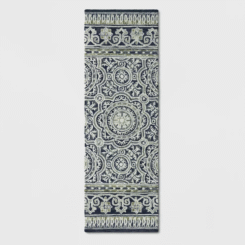 2'3"x7' Runner Floral Belfast Tufted Rug Indigo - Threshold™