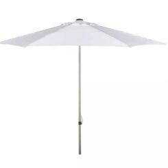 UV Resistant Hurst 9 Ft Easy Glide Market Patio Outdoor Umbrella - Safavieh