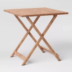 Ferron 28" Square FSC Wood Patio Table - Threshold™ designed with Studio McGee
