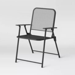 Metal Mesh Folding Patio Chair - Room Essentials